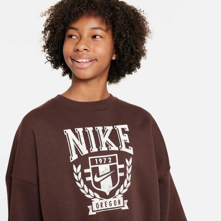 Nike Nike NSW TREND Sweatshirt M&auml;dchen - earth - 2 | SportScheck