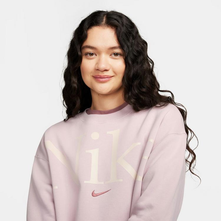 Nike Nike Phoenix Oversized Sweatshirt Damen - platinum violet-smokey mauve - 2 | SportScheck