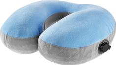 COCOON Air Core Pillow Ultralight, U-förmige Reisekissen light-blue-grey