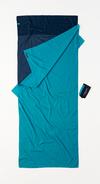 COCOON Leicht-Reiseschlafsack, Rechteck Inlett - tuareg-laguna blue