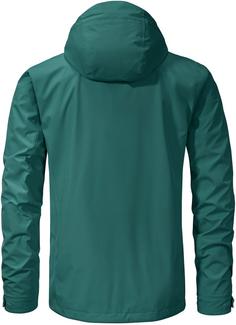 Rückansicht von Schöffel Gmund Regenjacke Herren teal