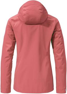 Rückansicht von Schöffel 2L Ankelspitz Hardshelljacke Damen clasping rose