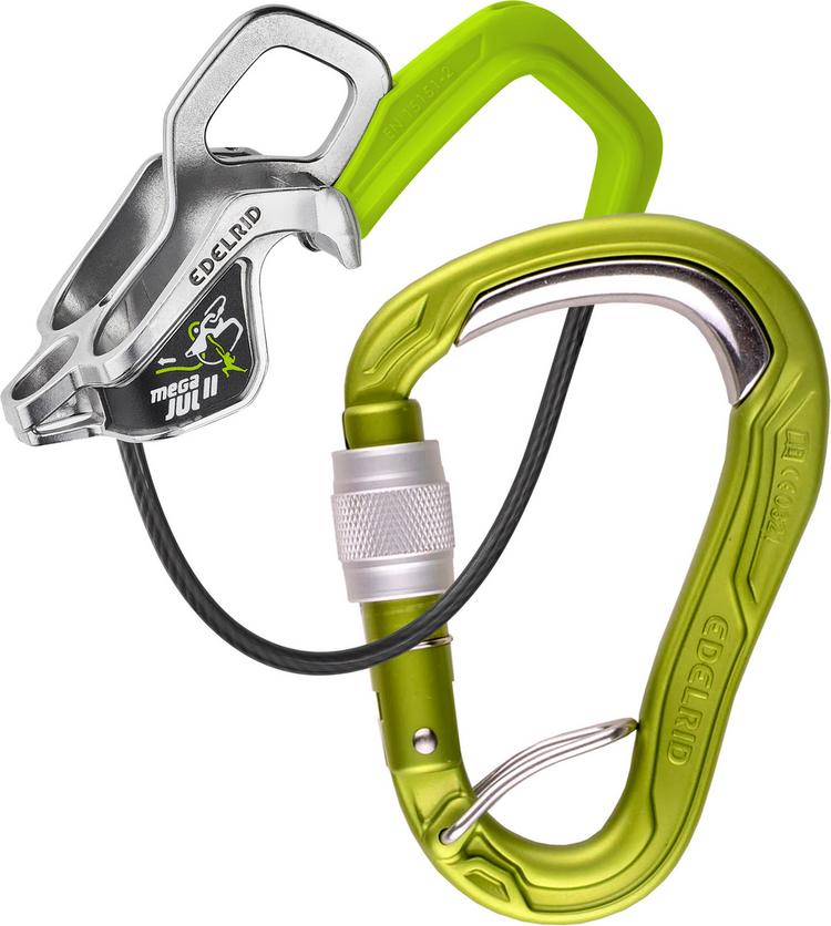 EDELRID EDELRID Mega Jul Belay Kit Bulletproof Screw Sicherungsger&auml;t - oasis - 0 | SportScheck
