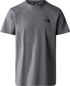 The North Face SIMPLE DOME T-Shirt Herren tnf medium grey heather
