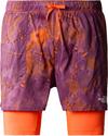 The North Face SUNRISER 2IN1 Funktionsshorts Herren - vivid flame trailglyph