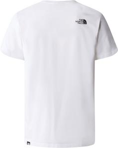 Rückansicht von The North Face SIMPLE DOME T-Shirt Herren tnf white