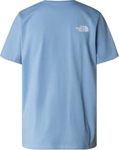 Rückansicht von The North Face FOUNDATION TRACES GRAPHIC T-Shirt Damen steel blue
