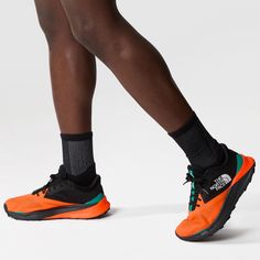 Rückansicht von The North Face VECTIV ENDURIS 3 Trailrunning Schuhe Herren power orange-tnf black