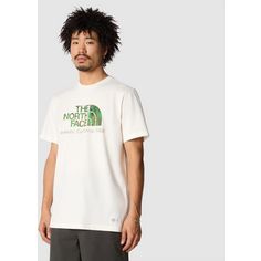 Rückansicht von The North Face Berkeley California T-Shirt Herren white dune-optic emeral