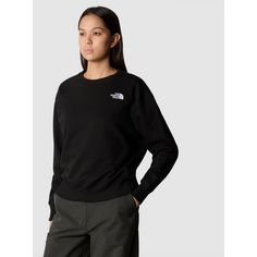 Rückansicht von The North Face Essential Sweatshirt Damen tnf black