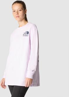 Rückansicht von The North Face NATURE Langarmshirt Damen icy lilac