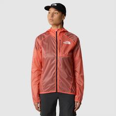 Rückansicht von The North Face WINDSTREAM Windbreaker Damen radiant orange-tnf black