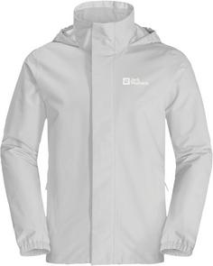 Jack Wolfskin STORMY POINT 2L Regenjacke Herren cool grey