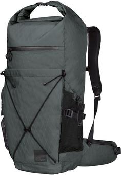 Jack Wolfskin WANDERMOOD ROLLTOP 30 Wanderrucksack slate green