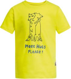 Jack Wolfskin MORE HUGS T-Shirt Kinder firefly