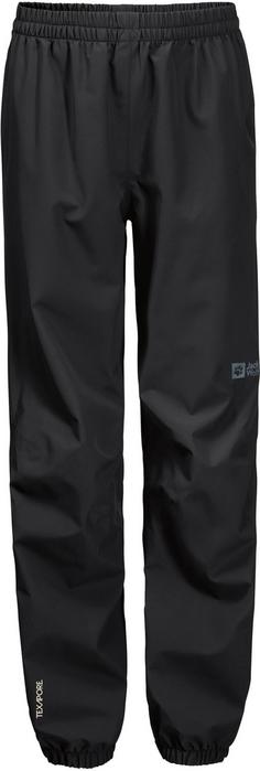 Jack Wolfskin RAINY DAYS Regenhose Kinder black