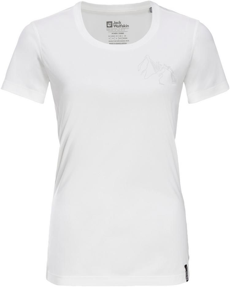 Jack Wolfskin Jack Wolfskin PEAK GRAPHIC Funktionsshirt Damen - stark white - 0 | SportScheck