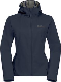 Jack Wolfskin BORNBERG Softshelljacke Damen night blue