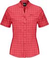 Jack Wolfskin NORBO Funktionsbluse Damen - vibrant red check