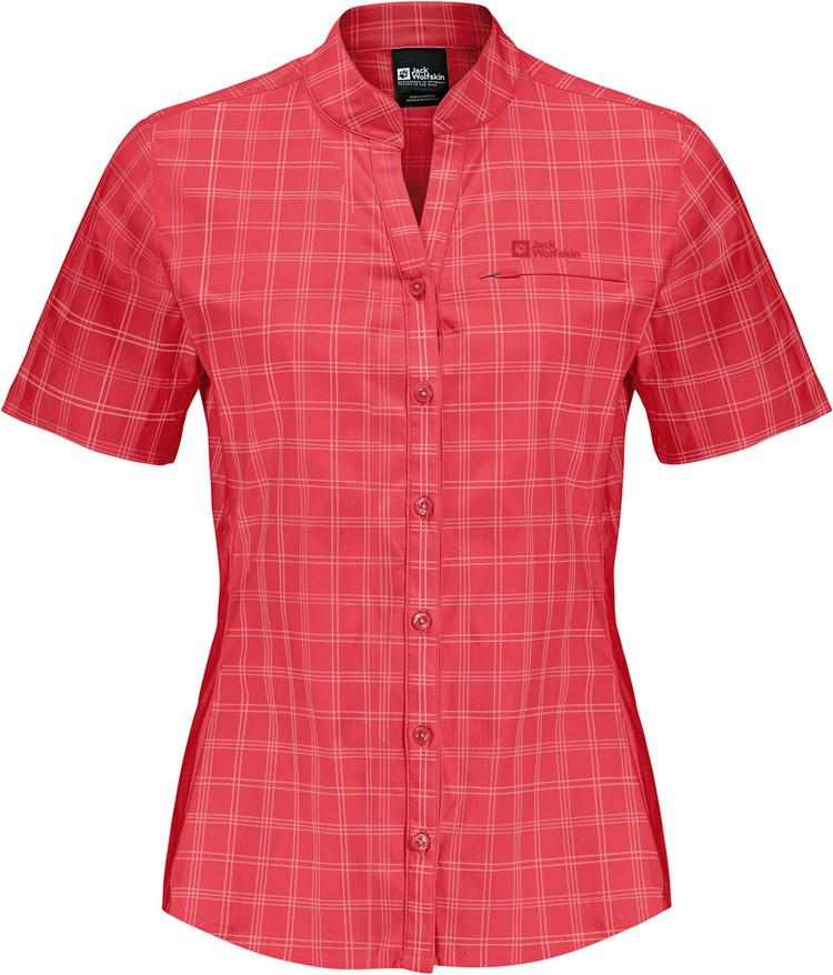 Jack Wolfskin Jack Wolfskin NORBO Funktionsbluse Damen - vibrant red check - 0 | SportScheck