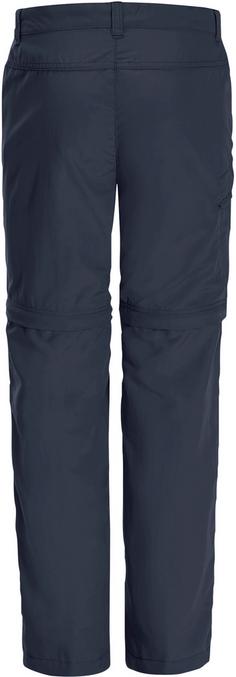 Rückansicht von Jack Wolfskin SAFARI Zipphose Kinder night blue