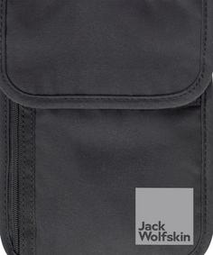 Rückansicht von Jack Wolfskin ORGANIZER Brustbeutel black