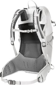 Rückansicht von Jack Wolfskin PRELIGHT VENT 25 S-L Wanderrucksack stark white