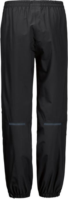 Rückansicht von Jack Wolfskin RAINY DAYS Regenhose Kinder black