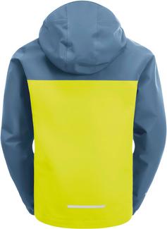 Rückansicht von Jack Wolfskin TUCAN Regenjacke Kinder firefly