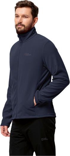 Rückansicht von Jack Wolfskin TAUNUS Fleecejacke Herren night blue