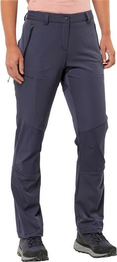 Rückansicht von Jack Wolfskin HIKING ALPINE Wanderhose Damen graphite