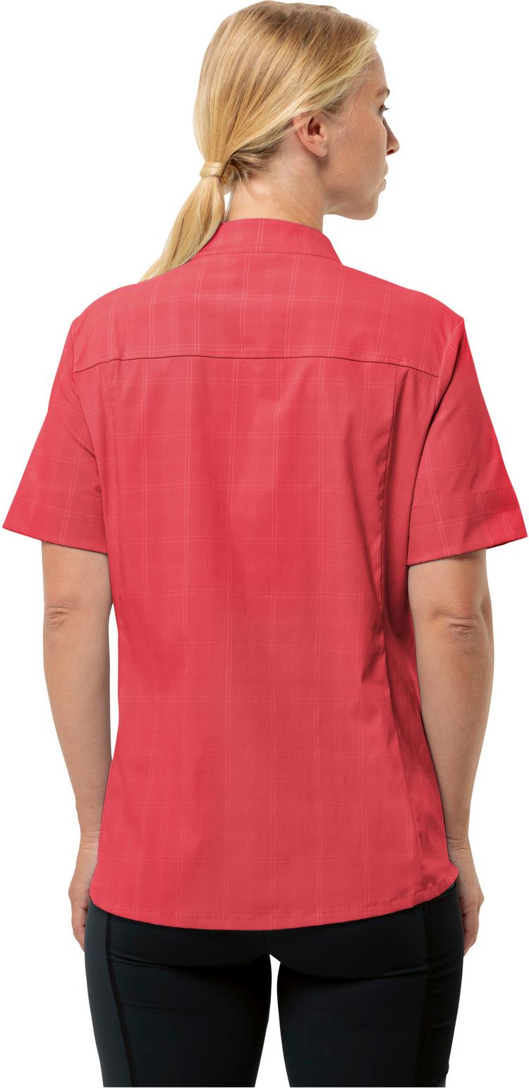 Jack Wolfskin Jack Wolfskin NORBO Funktionsbluse Damen - vibrant red check - 1 | SportScheck