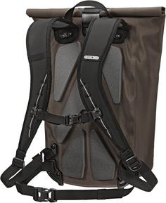 Rückansicht von ORTLIEB Rucksack VELOCITY LITE 17L Daypack dark sand