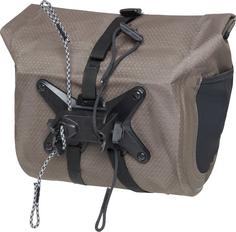 Rückansicht von ORTLIEB Handlebar-Pack QR Fahrradtasche dark sand
