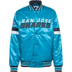 Starter San José Sharks Bomberjacke Herren petrol