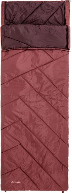 Rückansicht von VAUDE Navajo 500 II SYN Kunstfaserschlafsack dark cherry