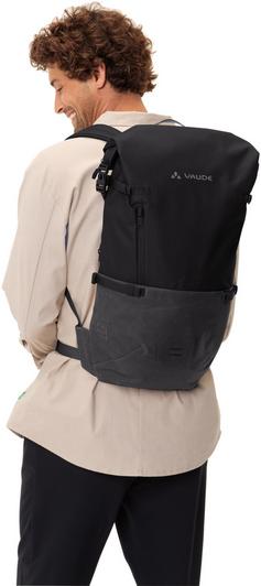 Rückansicht von VAUDE Rucksack CityGo 23 II Daypack black