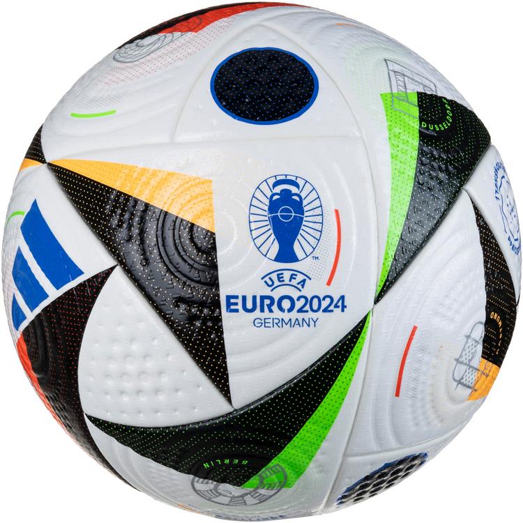 adidas adidas EURO 2024 PRO Fussballliebe Fu&szlig;ball - white-black-glory blue - 0 | SportScheck
