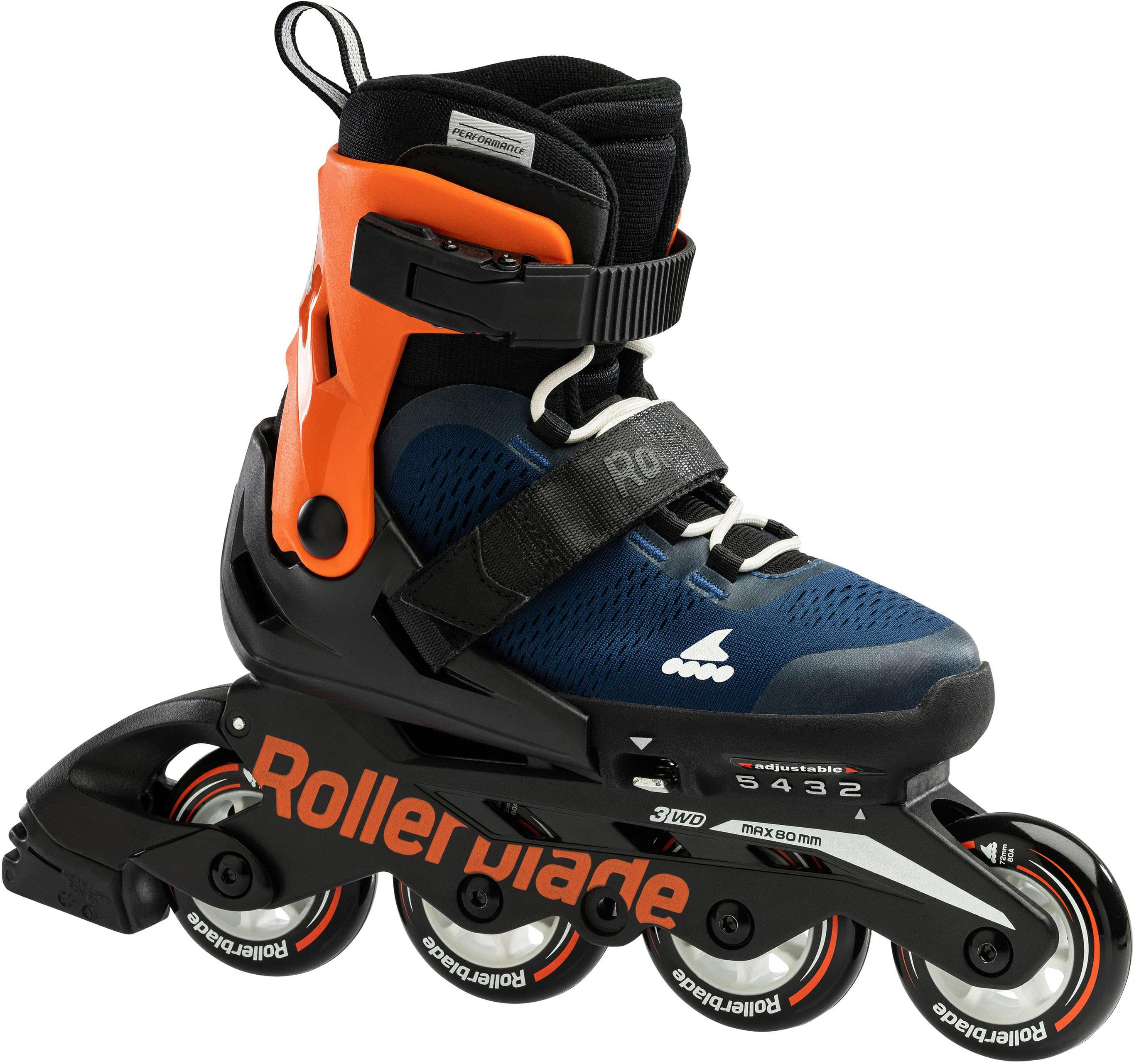 ROLLERBLADE Microblade InlineSkates Kinder midnight bluewarm orange