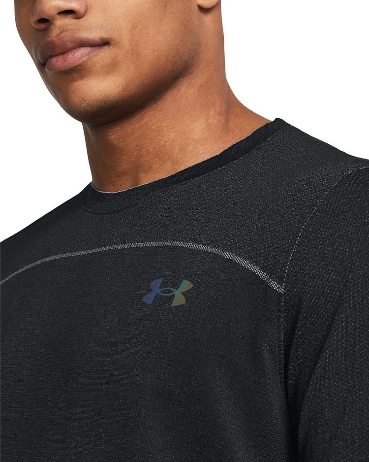 Under Armour Under Armour Rush Wordmark Funktionsshirt Herren - black-mod gray-black - 2 | SportScheck