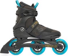 Rückansicht von K2 TRIO LT 100 Fitness Skates Herren blackblue