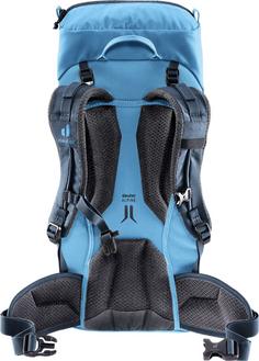 Rückansicht von Deuter Climber 22 Kletterrucksack Kinder wave-ink