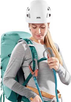 Rückansicht von Deuter Trail 22 SL Wanderrucksack Damen glacier-deepsea