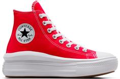 CONVERSE CHUCK TAYLOR ALL STAR MOVE Sneaker Damen red-white-gum