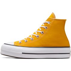 Rückansicht von CONVERSE CHUCK TAYLOR ALL STAR LIFT Sneaker Damen yellow-white-black