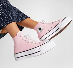 Rückansicht von CONVERSE CHUCK TAYLOR ALL STAR LIFT Sneaker Damen donut glaze-white-black