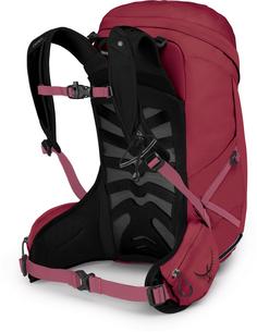 Rückansicht von Osprey Tempest 24 Wanderrucksack Damen kakio pink