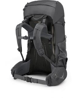 Rückansicht von Osprey Renn 65 Trekkingrucksack Damen dark charcoal-gray wolf