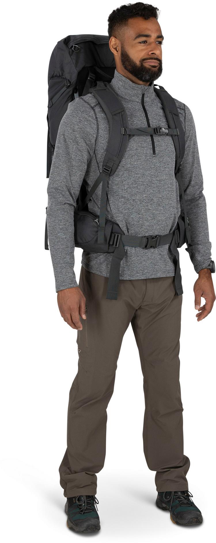 Osprey Osprey Rook 50 Trekkingrucksack Herren - dark charcoal-silver lining - 0 | SportScheck