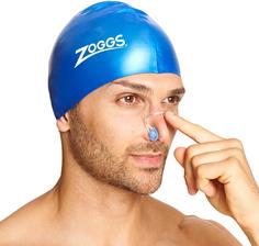 Rückansicht von ZOGGS Nose Clip Nasenklammer transparent-blau